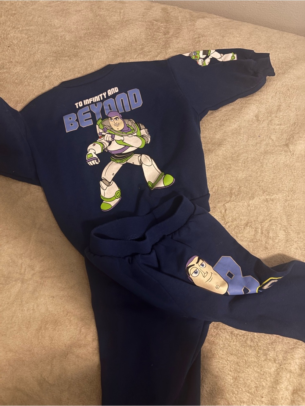 Marshalls Navy Blue Buzz Lightyear Kids Matching Set